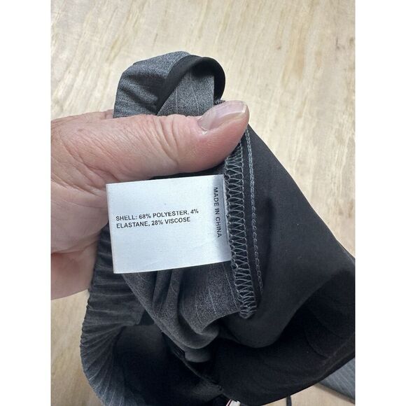 Cider Women’s Pin Striped Pants XS Side Zipper Elastic Draw String Wide Leg - Picture 3 of 7